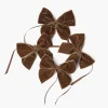 Mrs. Alice Chocolate Brown Napkin Bows (Set of 4)< Napkin Rings & Bows | Under £50
