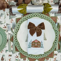 Mrs. Alice Chocolate Brown Napkin Bows (Set of 4)< Napkin Rings & Bows | Under £50