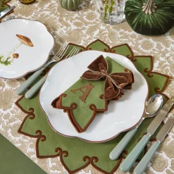 Mrs. Alice Chocolate Brown Napkin Bows (Set of 4)< Napkin Rings & Bows | Under £50