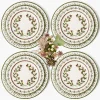 Mrs. Alice Chocolate Josephine Dinner & Starter Plates (Set of  8)< Crockery Sets