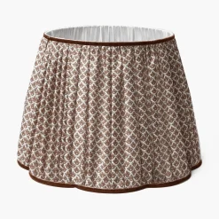 Mrs. Alice Chocolate Lotus Lampshade (40cm)< Lampshades