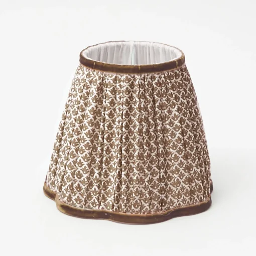 Mrs. Alice Chocolate Lotus Lampshade (18cm)< Lampshades