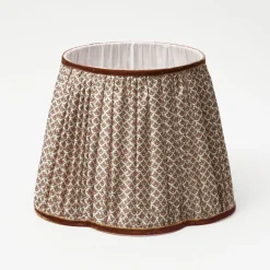 Mrs. Alice Chocolate Lotus Lampshade (30cm)< Lampshades