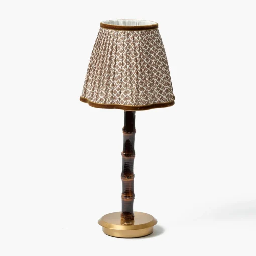 Mrs. Alice Chocolate Lotus Lampshade (18cm)< Lampshades