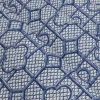 Mrs. Alice Cobalt Blue Bamboo Trellis Fabric< Serena Fresson Fabrics