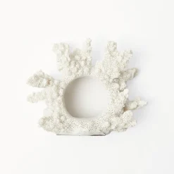 Mrs. Alice Coral Napkin Ring (Set of 4)< Napkin Rings & Bows