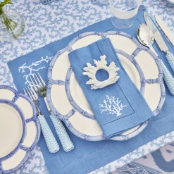 Mrs. Alice Coral Napkin Ring (Set of 4)< Napkin Rings & Bows