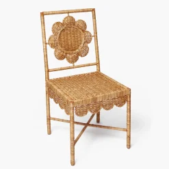 Mrs. Alice Daisy Rattan Chair with Pavilion Cushion< Furniture | Furniture