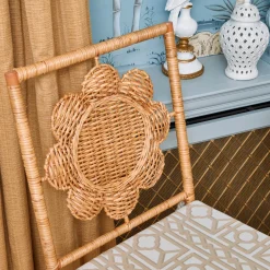 Mrs. Alice Daisy Rattan Chair with Pavilion Cushion< Furniture | Furniture