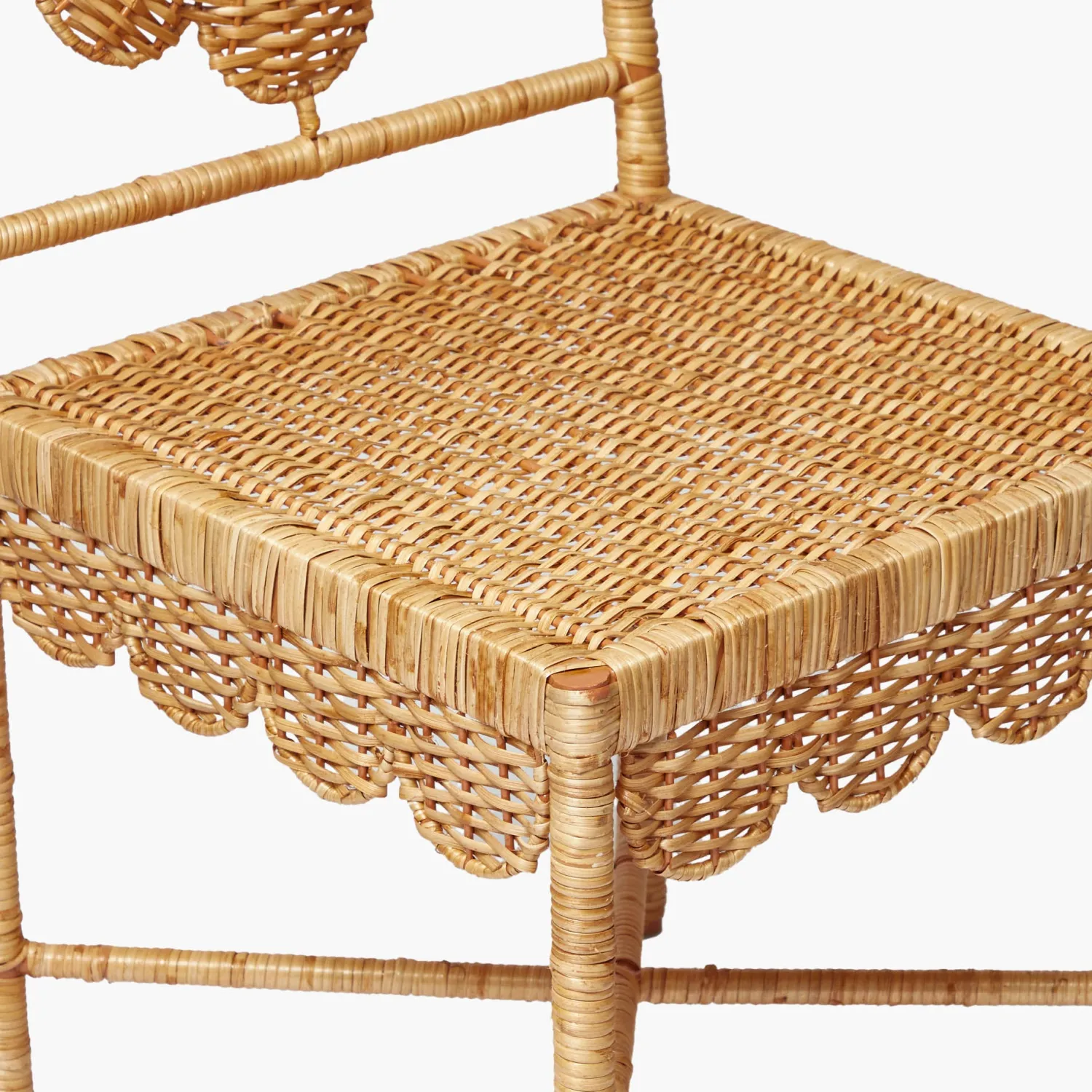Mrs. Alice Daisy Rattan Chair with Pavilion Cushion< Furniture | Furniture
