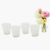 Mrs. Alice Dappled White Glasses (Set of 4)< Summer Glassware | Glasses