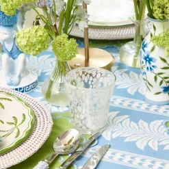 Mrs. Alice Dappled White Glasses (Set of 4)< Summer Glassware | Glasses