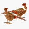 Mrs. Alice Decorative Raffia Pheasant (Pair)< Autumn Decorations