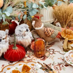 Mrs. Alice Decorative Raffia Pheasant (Pair)< Autumn Decorations