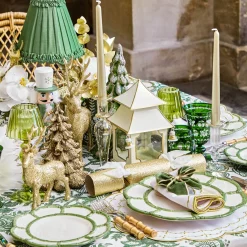 Mrs. Alice Dotty Gold Candle Holder (Pair)< Summer Candleware | Candle Holders