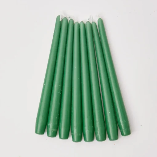 Mrs. Alice Dusty Green Candles (Set of 8)< Summer Candleware | Candles