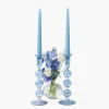 Mrs. Alice Eden Blue Candle Holder (Pair)< Summer Candleware | Candle Holders