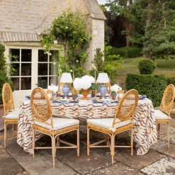 Mrs. Alice Eden Chestnut Candle Holder (Pair)< Summer Glassware | Summer Candleware