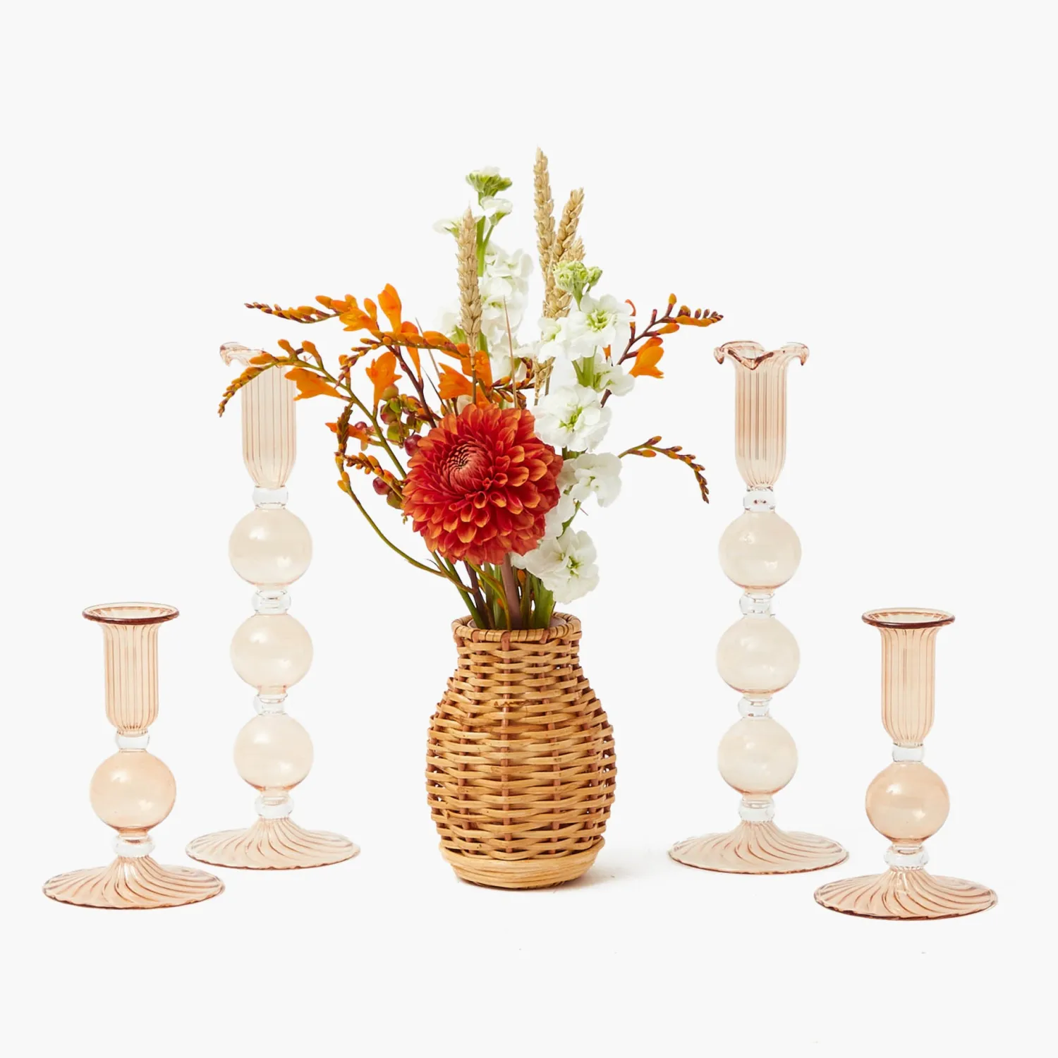 Mrs. Alice Eden Chestnut Candle Set (Mustard)< Candles | Candlescapes