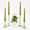Mrs. Alice Eden Green Candle Set (Apple Green)< Candles | Candlescapes