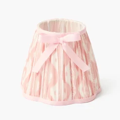 Mrs. Alice Edie Tall Rechargeable Lamp with Pink Ikat Bow Shade (18cm)< Rechargeable Table Lamps | For Her