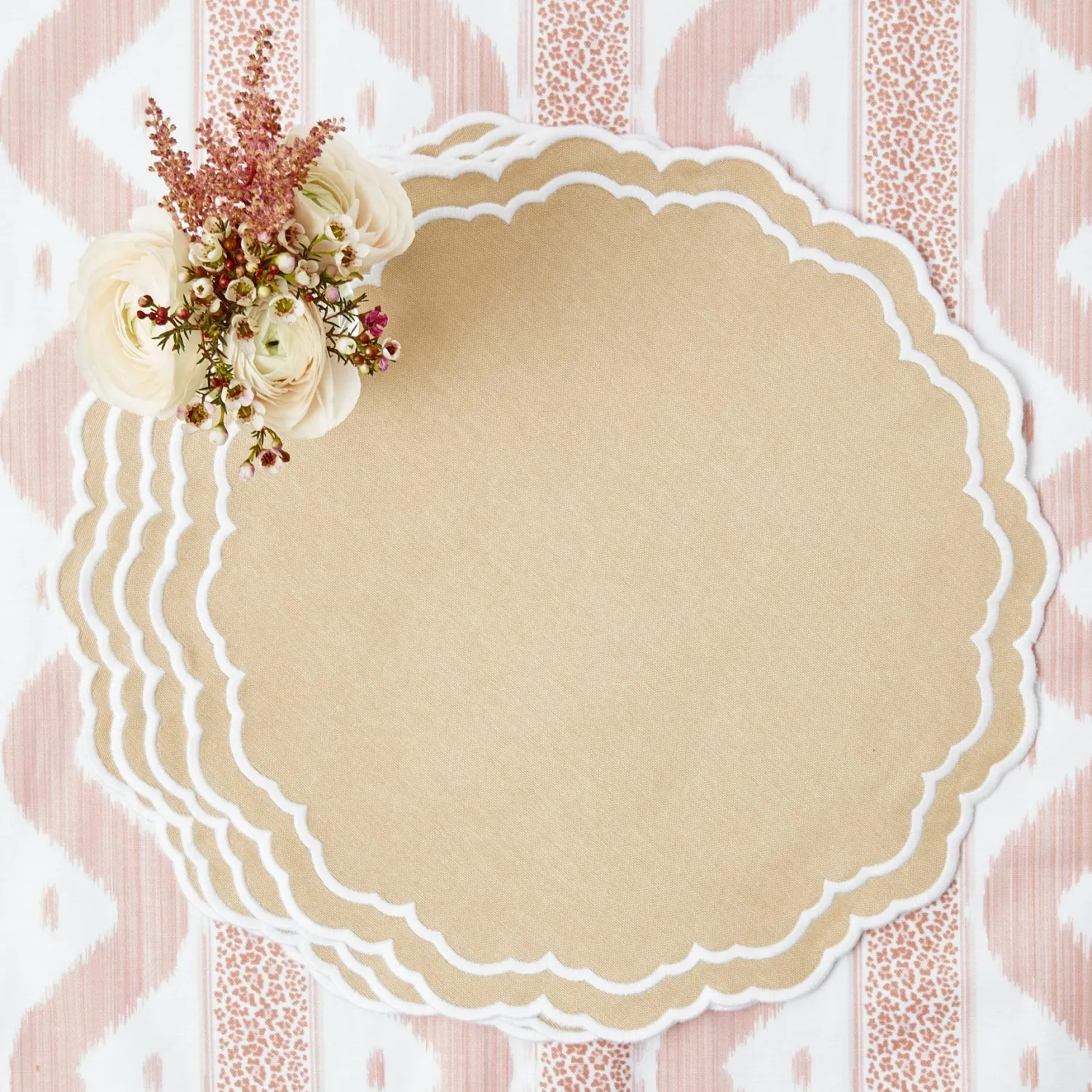 Mrs. Alice Edith Sand Placemats (Set of 4)< Placemats