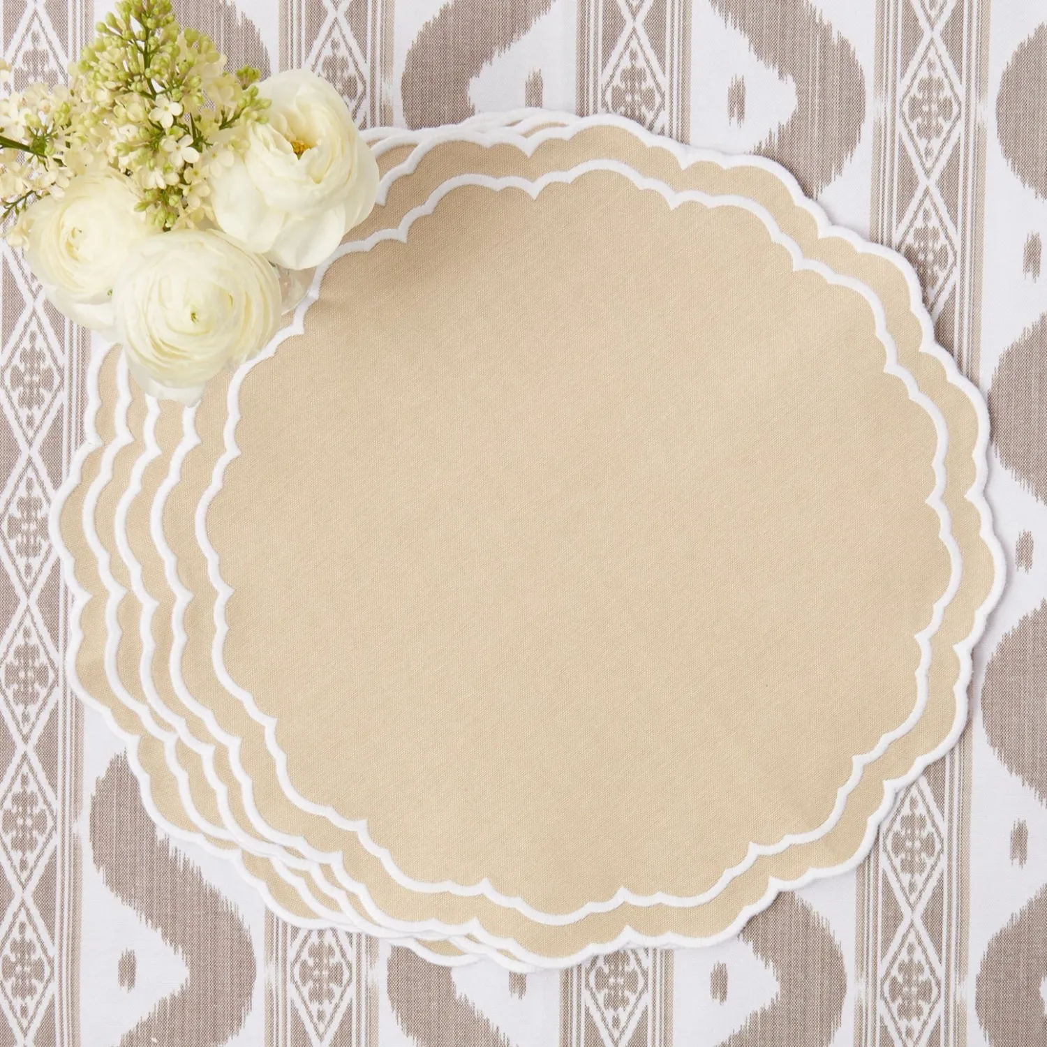Mrs. Alice Edith Sand Placemats (Set of 4)< Placemats