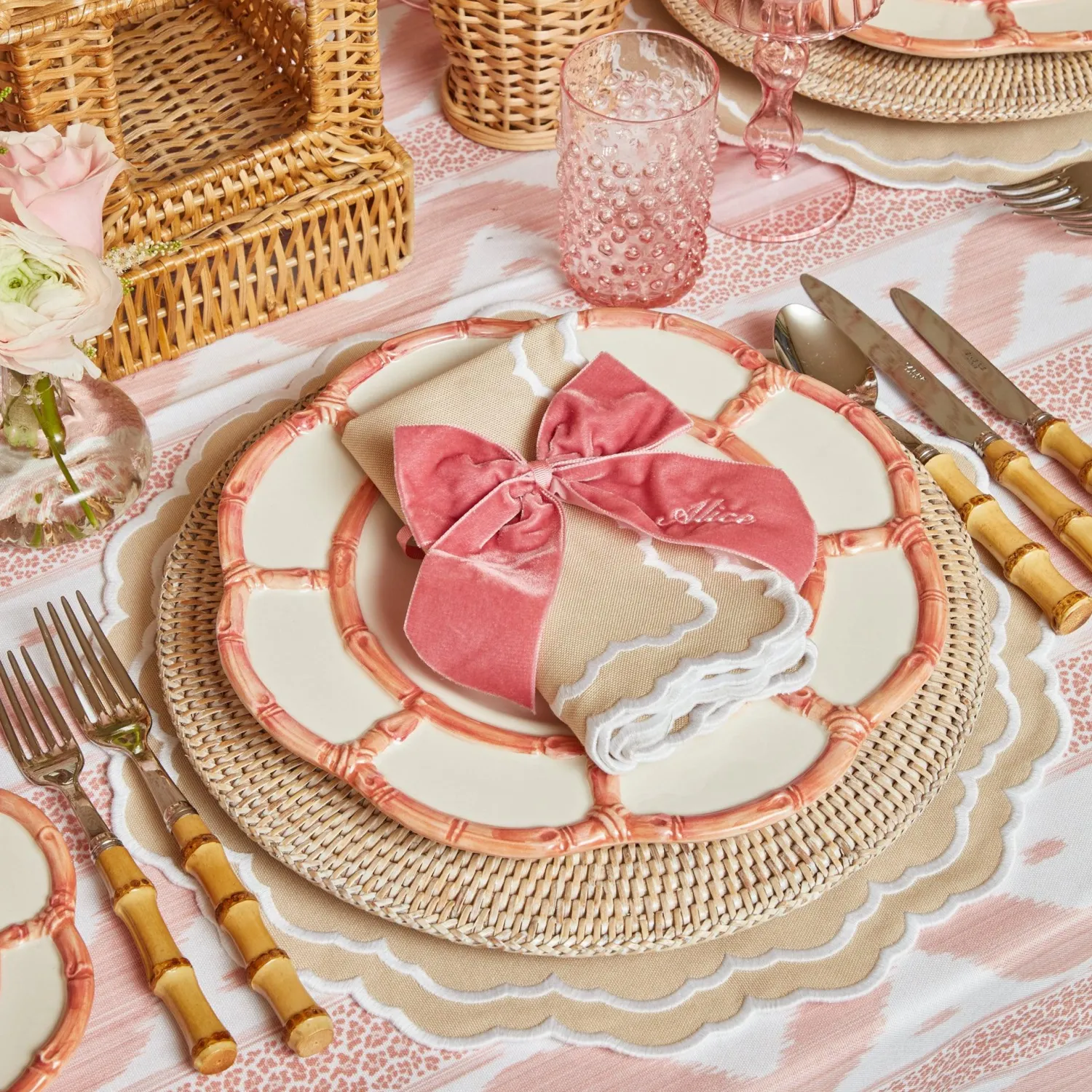 Mrs. Alice Edith Sand Placemats (Set of 4)< Placemats