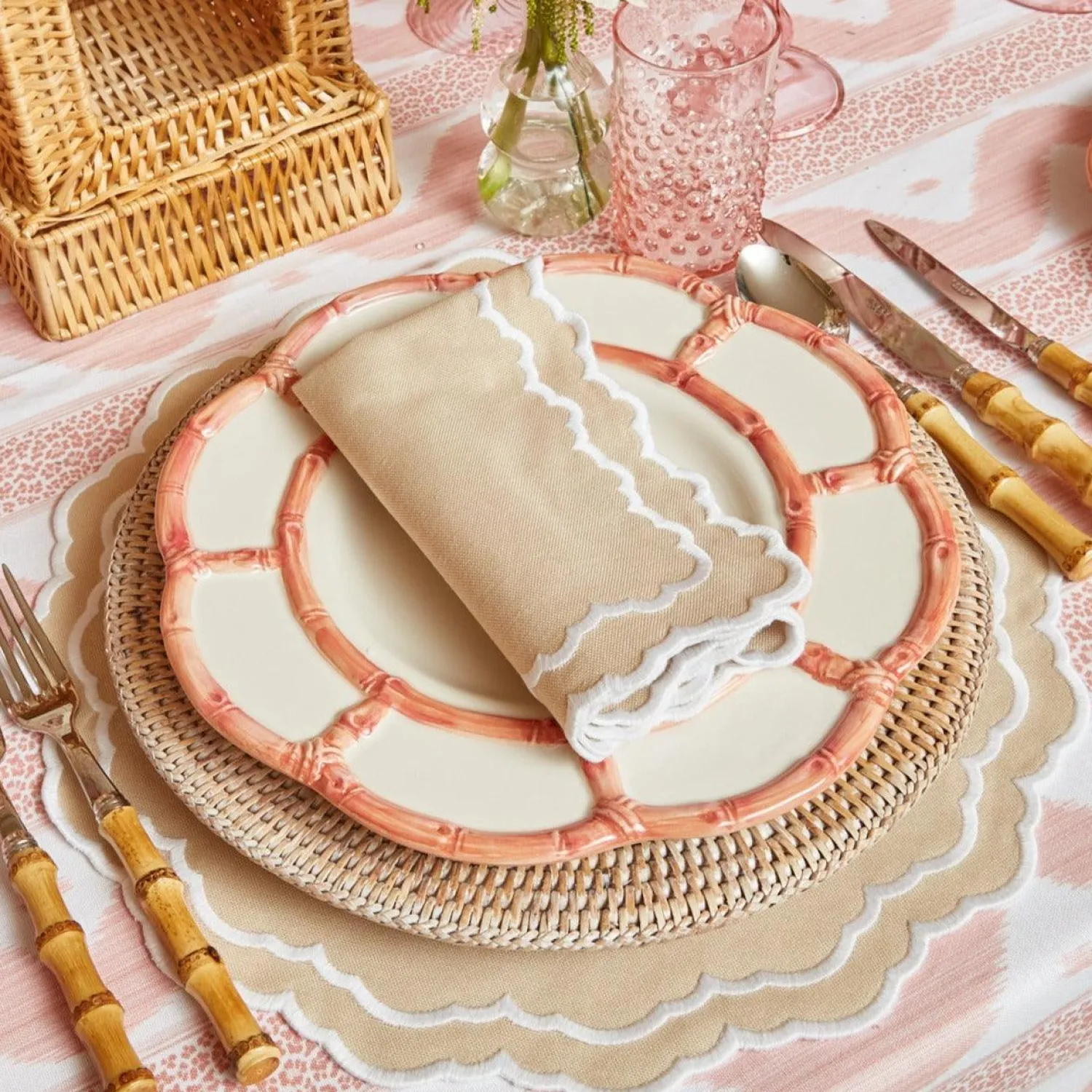 Mrs. Alice Edith Sand Placemats (Set of 4)< Placemats