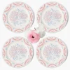 Mrs. Alice Eliza Floral Dinner Plates (Set of 4)< Summer Crockery | Dinner Plates