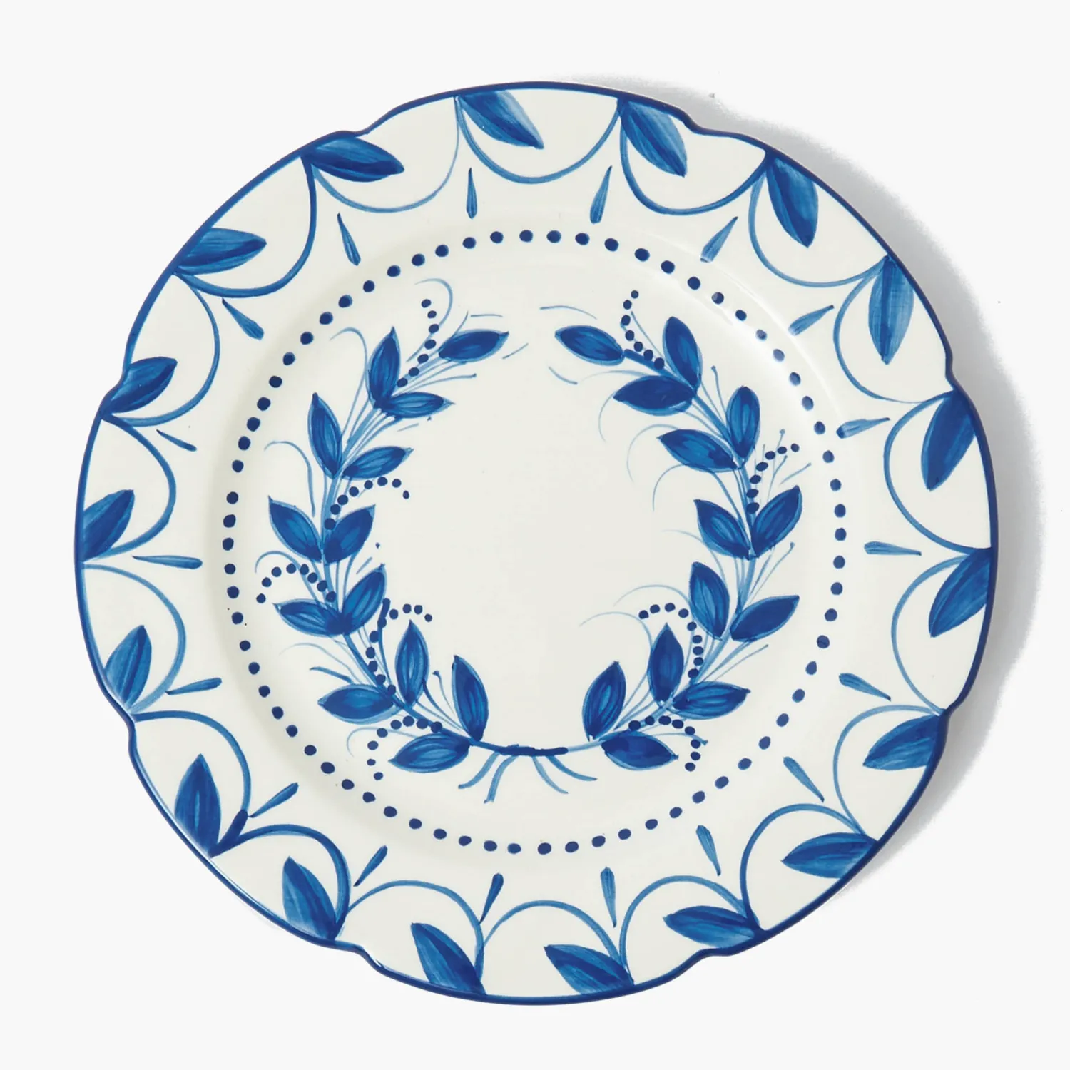 Mrs. Alice Elizabeth Blue Garland Dinner Plates (Set of 4)< Dinner Plates | Crockery Sets