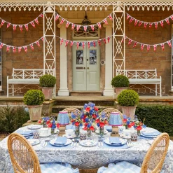 Mrs. Alice Elizabeth Blue Garland Starter Plates (Set of 4)< Starter Plates | Crockery Sets