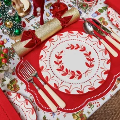 Mrs. Alice Eloise Red Placemats (Set of 4)< Placemats