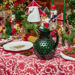Mrs. Alice Emerald Green Hobnail Jug< Jugs