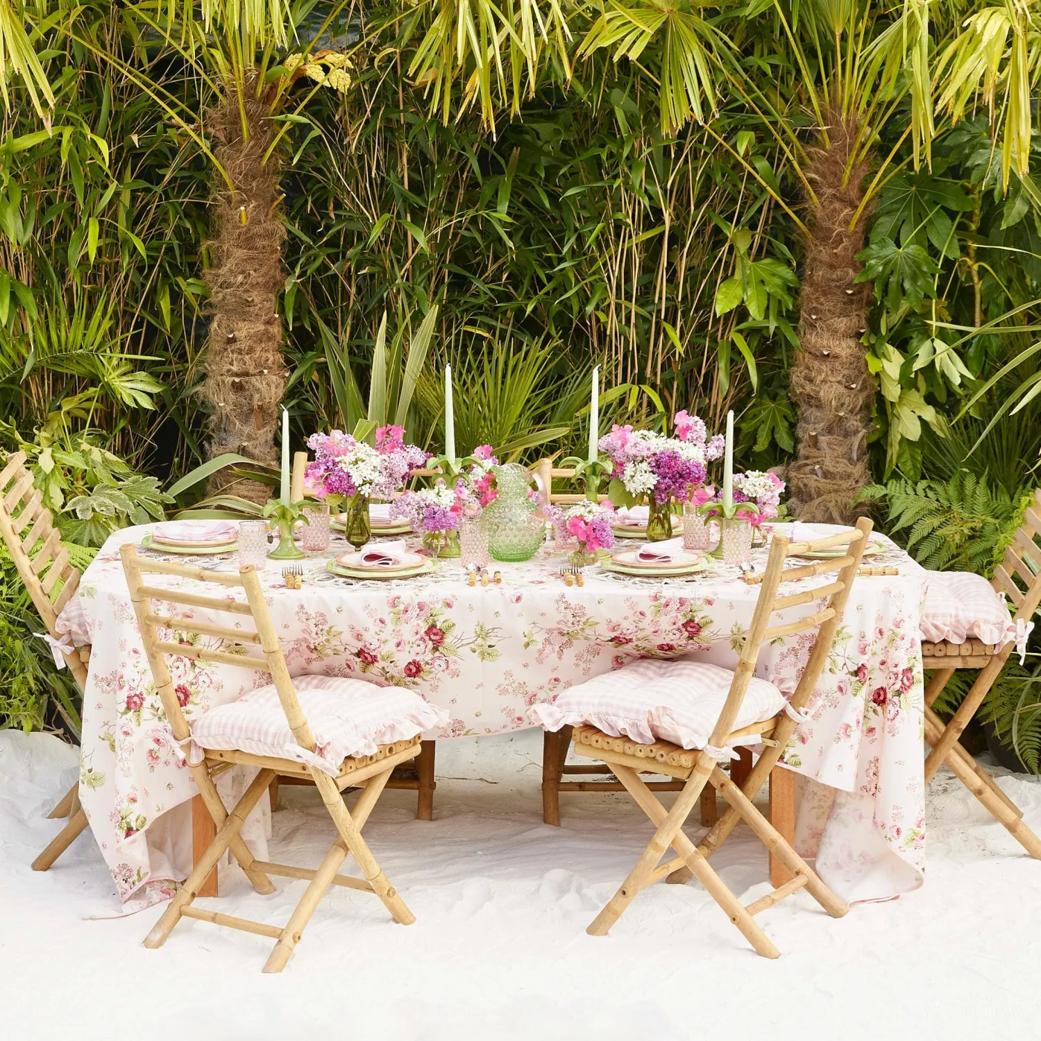 Mrs. Alice Emerald Hobnail Jug & Rose Handle< Jugs | For Her