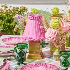 Mrs. Alice Emerald Palm Tree Glasses (Set of 4)< Summer Glassware | Glasses