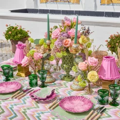 Mrs. Alice Emerald Palm Tree Glasses (Set of 4)< Summer Glassware | Glasses