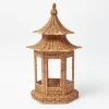 Mrs. Alice Emi Rattan Pagoda Lantern< Year-round Decorations | Pagodas & Lanterns
