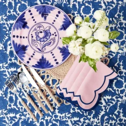 Mrs. Alice Estella Woven Round Placemats (Set of 4)< Summer Table Linen | Placemats