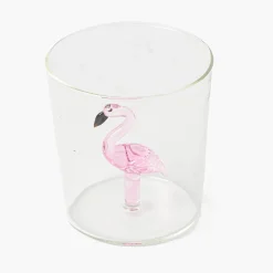 Mrs. Alice Faye Flamingo Glasses (Set of 4)< Glasses