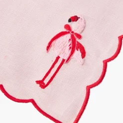 Mrs. Alice Faye Pink Flamingo Napkins (Set of 4)< Napkins