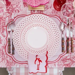 Mrs. Alice Faye Pink Flamingo Napkins (Set of 4)< Napkins