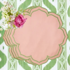 Mrs. Alice Fleur Pink Placemats (Set of 4)< Placemats | For Her