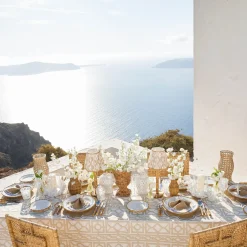 Mrs. Alice Fleur Sand Napkins (Set of 4)< Summer Table Linen | Napkins