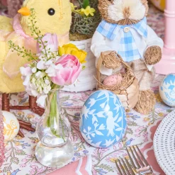 Mrs. Alice Floral Tole Eggs (Set of 4)< Spring Decorations