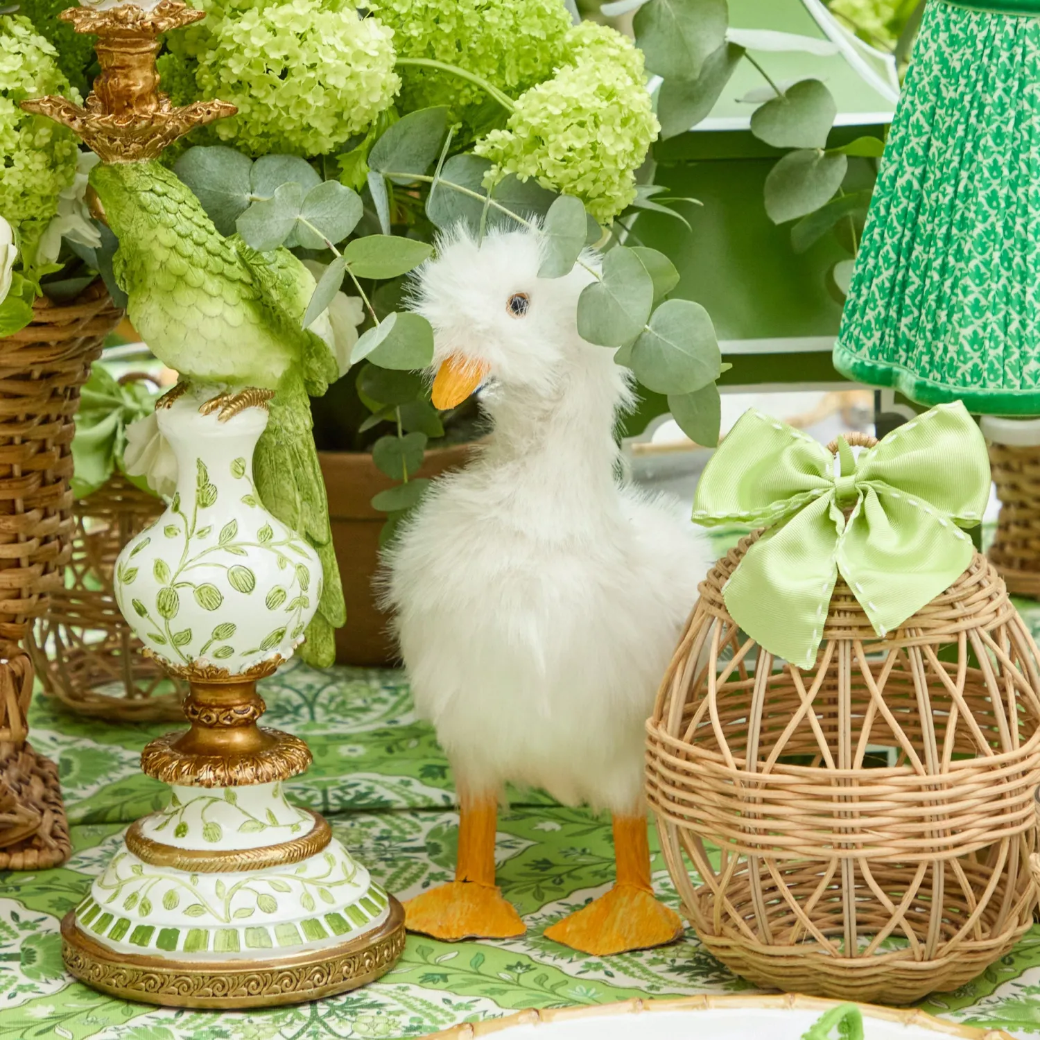 Mrs. Alice Fluffy Geese (Pair)< Spring Decorations