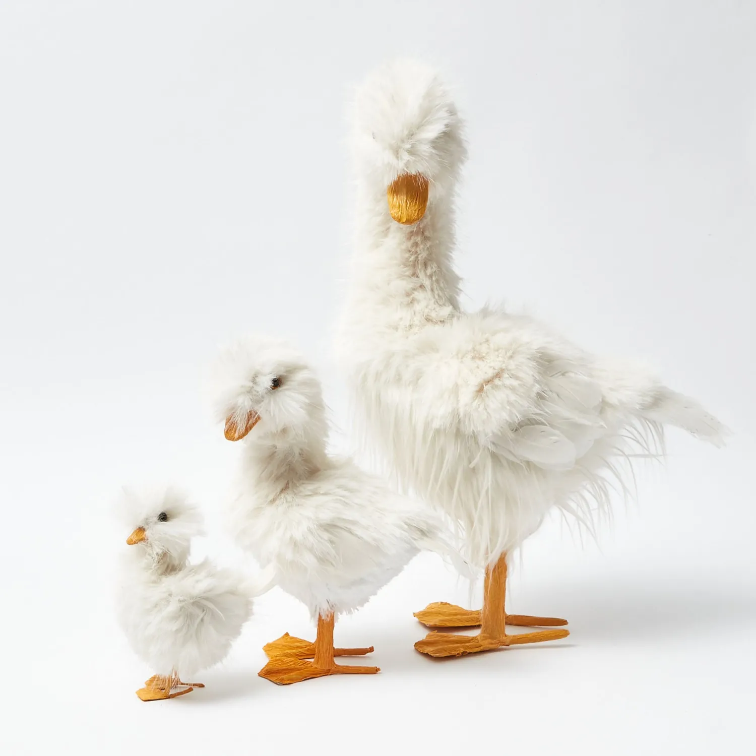 Mrs. Alice Fluffy Geese (Pair)< Spring Decorations