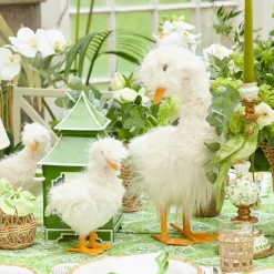 Mrs. Alice Fluffy Geese (Pair)< Spring Decorations