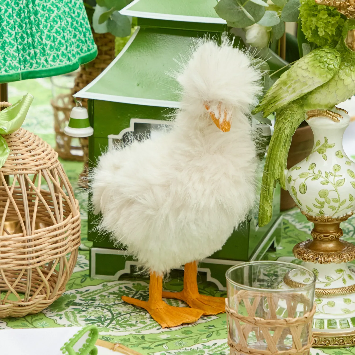 Mrs. Alice Fluffy Geese (Pair)< Spring Decorations