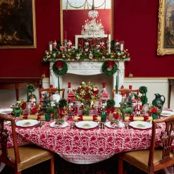 Mrs. Alice Forest Green Rattan Reindeer with Green Velvet Bows (Pair) - 30cm< Christmas Decorations